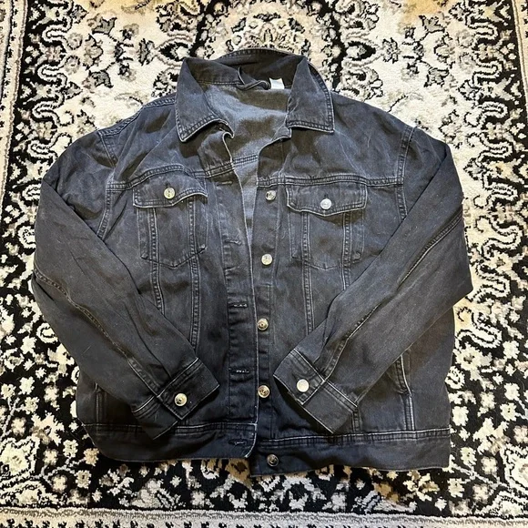H&m divided denim jacket online